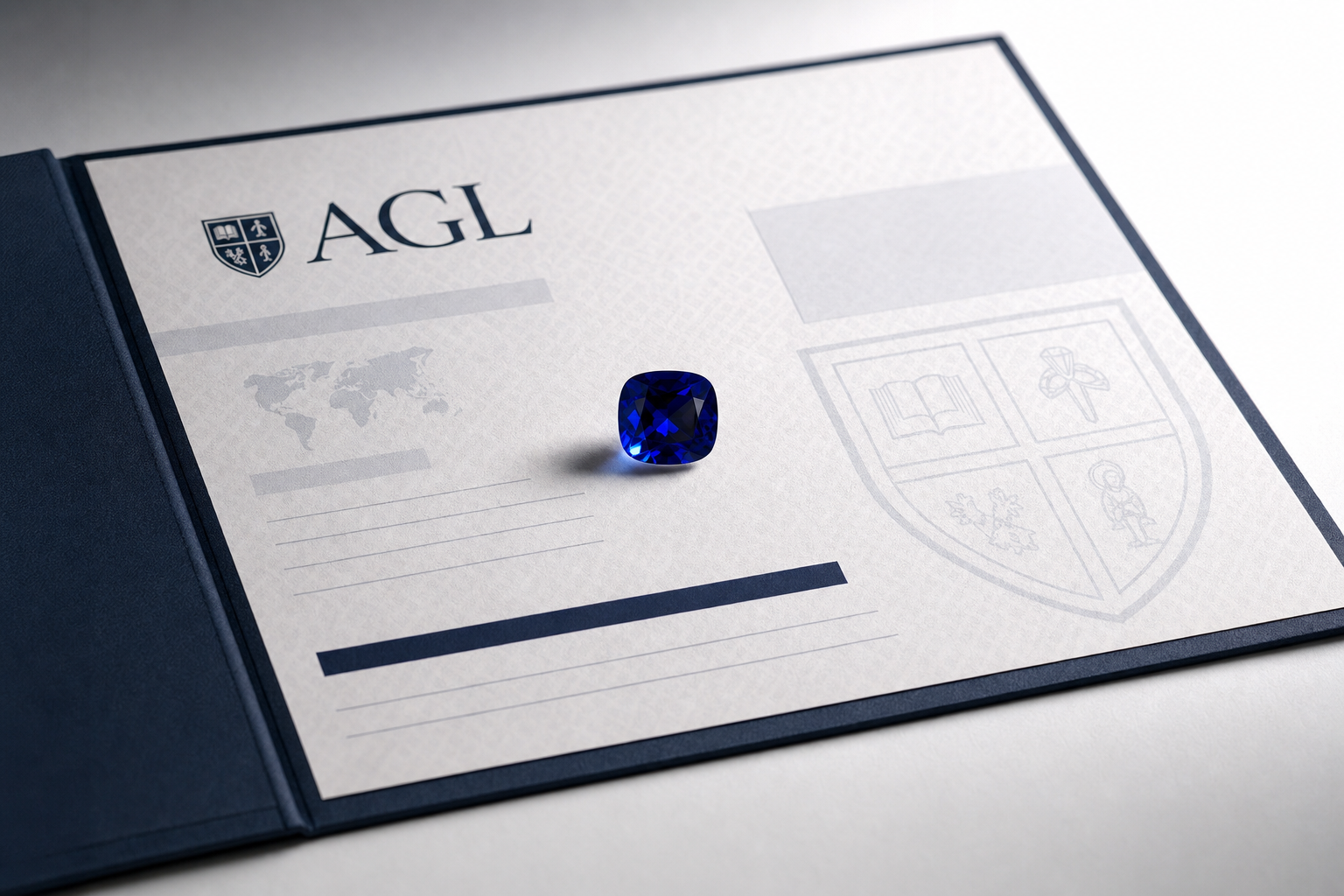 AGL American Gemological Laboratories colored stone report