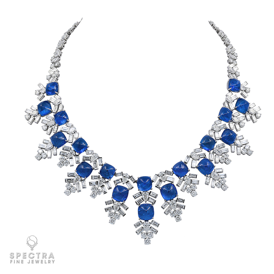 Harry Winston Sapphire Diamond Necklace
