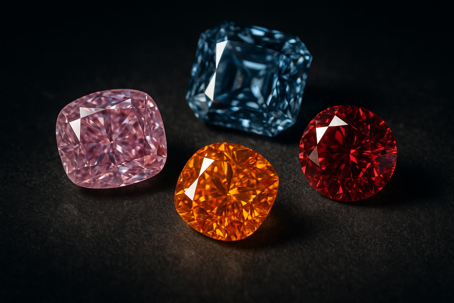 Fancy Color Diamonds: Pink, Blue, Orange, Red — What Actually Matters