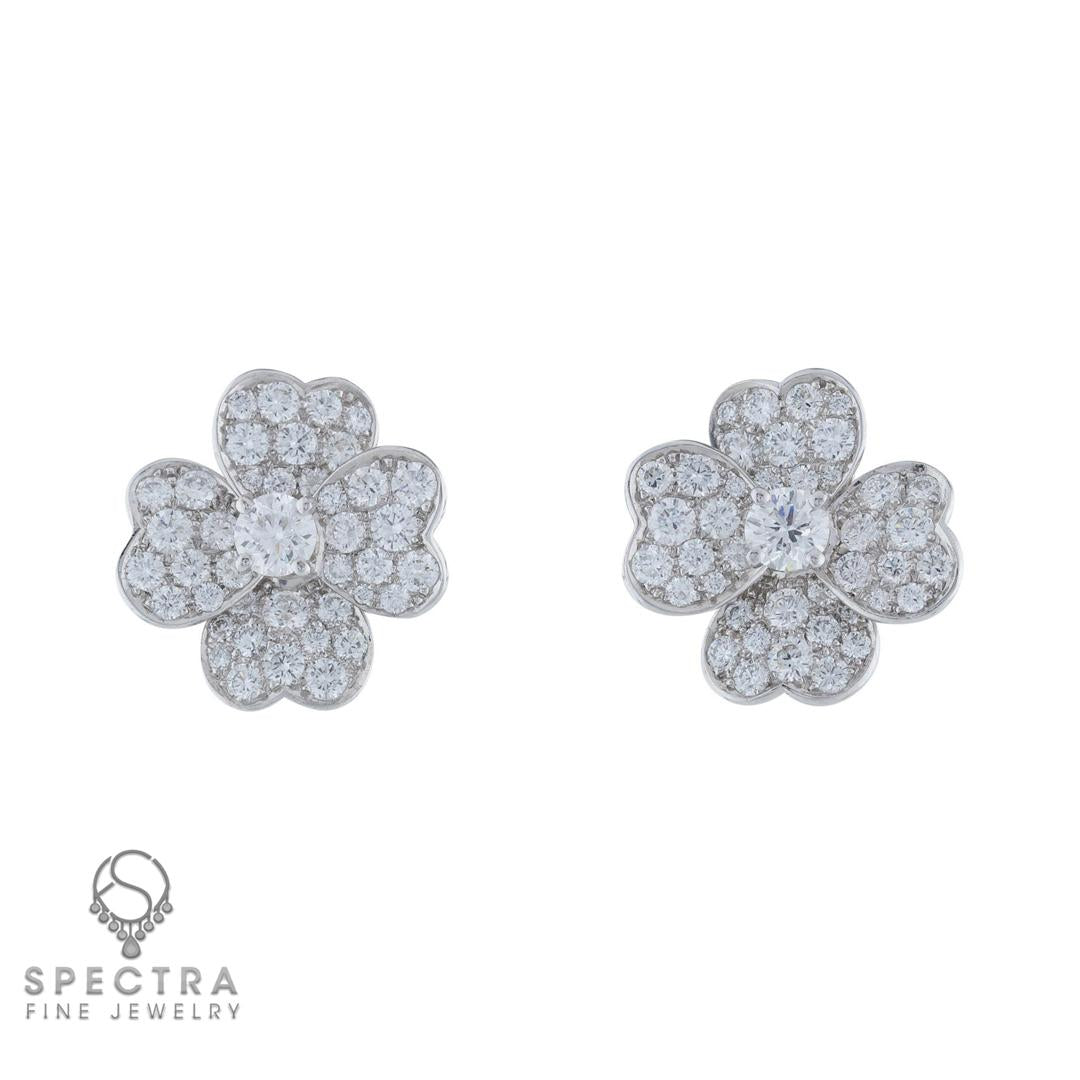 Van Cleef & Arpels Cosmos Diamond Earrings