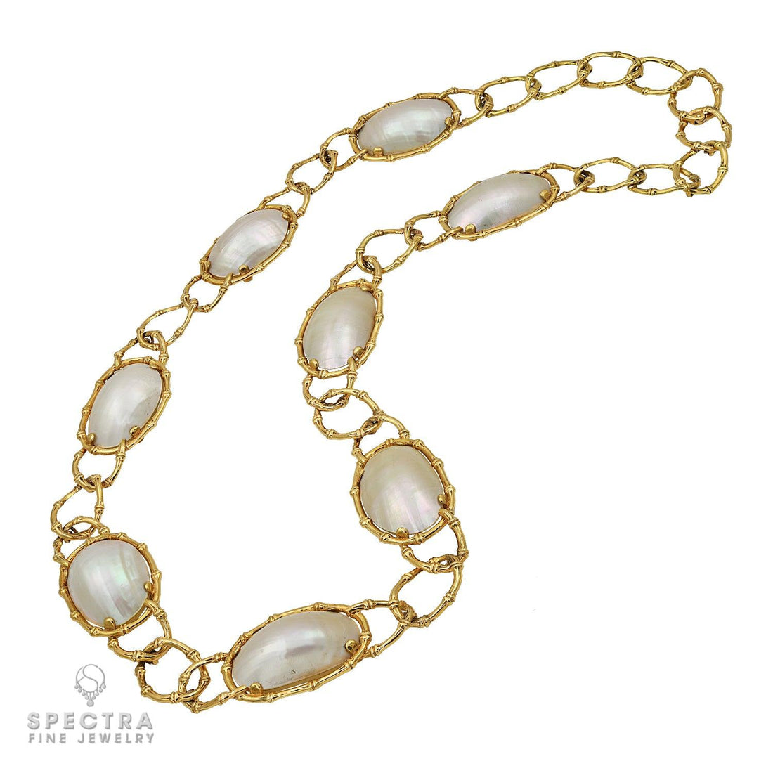 Van Cleef & Arpels Vintage Pearl Gold Necklace