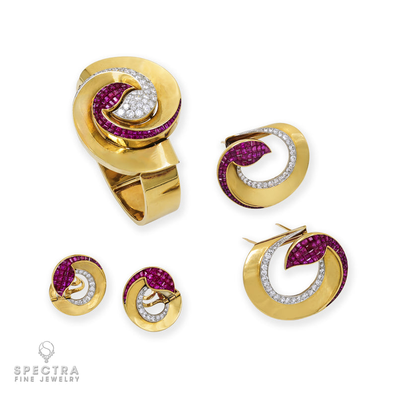 Boucheron Art Deco Demi Parure