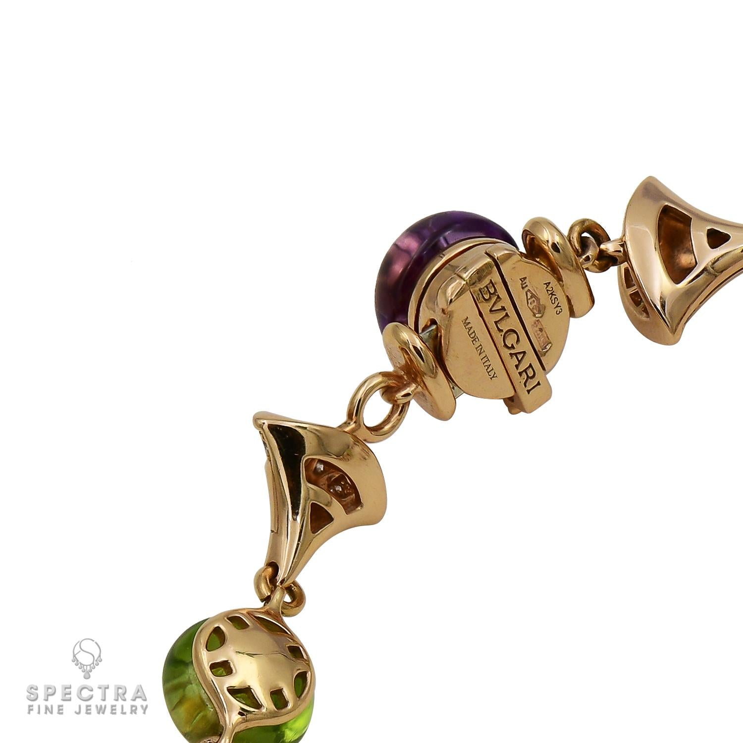 Bulgari Divas Dream necklace hallmarks with serial number