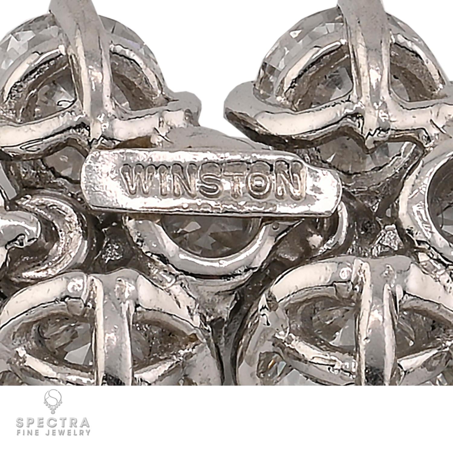 Harry Winston platinum with French dog head mark